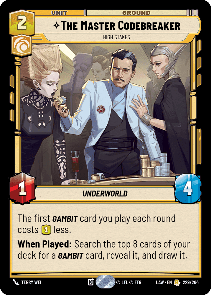 The Master Codebreaker, High Stakes