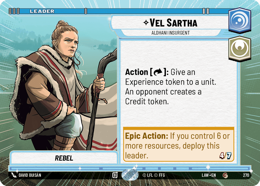 Vel Sartha, Aldhani Insurgent - Hyperspace