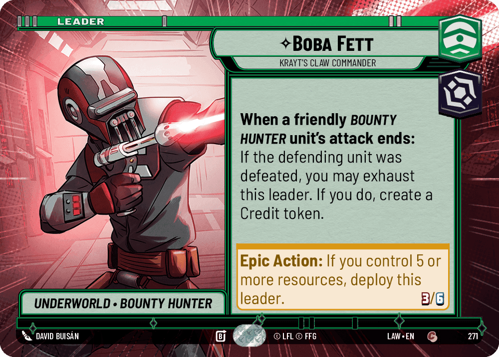 Boba Fett, Krayt's Claw Commander - Hyperspace