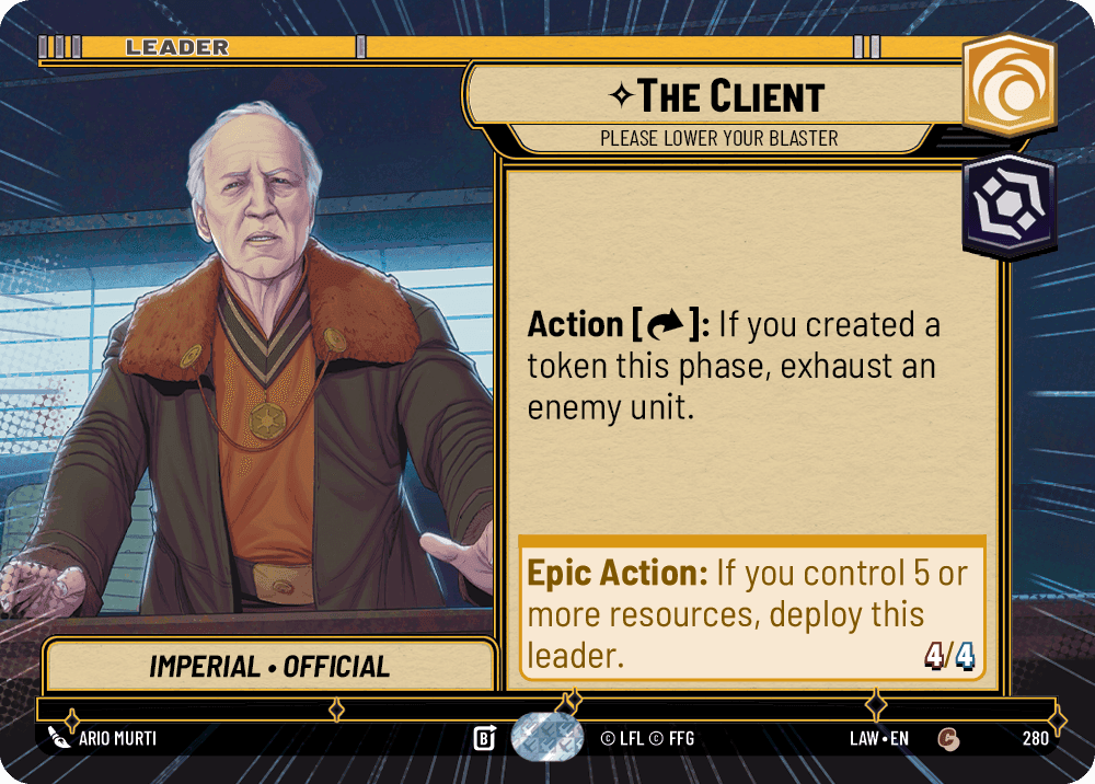 The Client, Please Lower Your Blaster - Hyperspace
