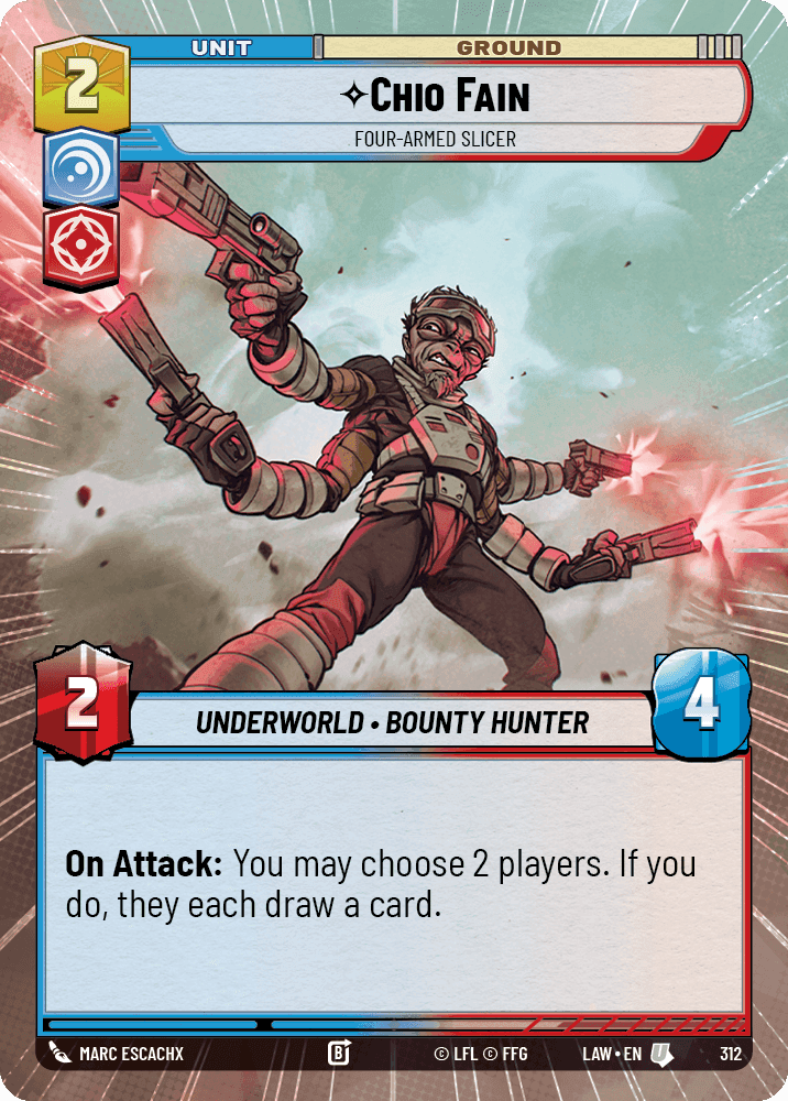 Chio Fain, Four-Armed Slicer - Hyperspace