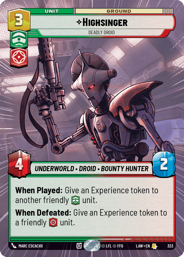 Highsinger, Deadly Droid - Hyperspace