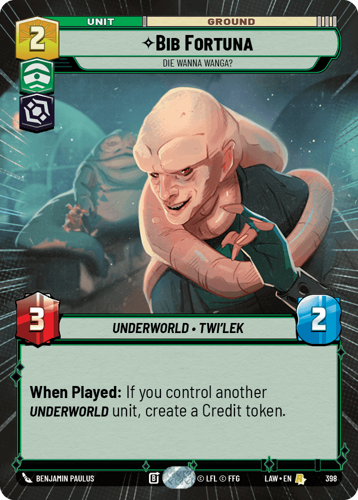 Bib Fortuna, Die Wanna Wanga? - Hyperspace