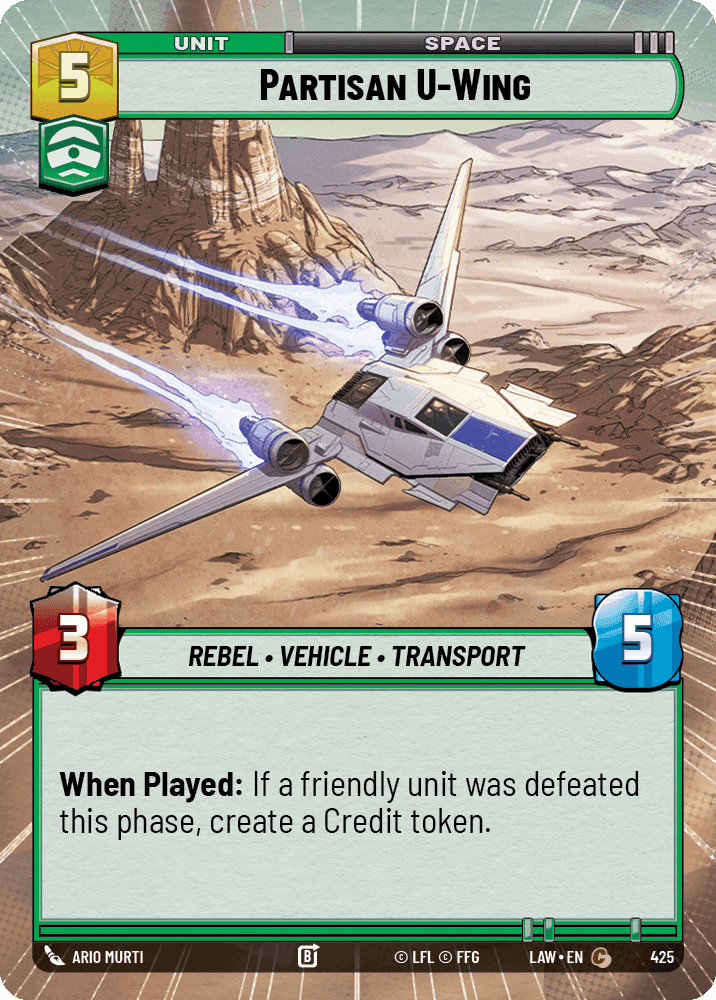 Partisan U-Wing - Hyperspace