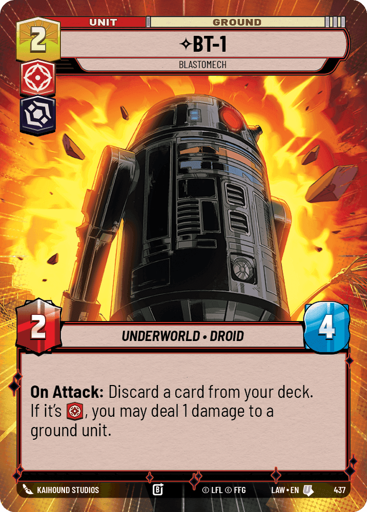 BT-1, Blastomech - Hyperspace