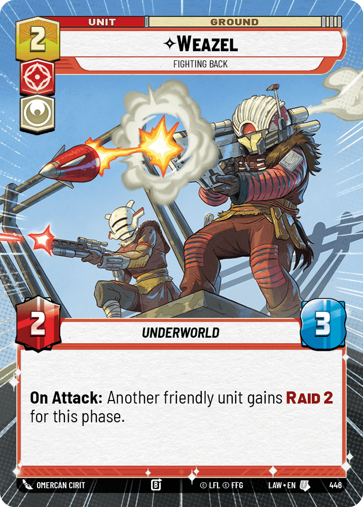 Weazel, Fighting Back - Hyperspace