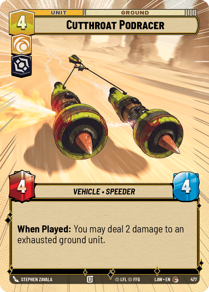 Cutthroat Podracer - Hyperspace