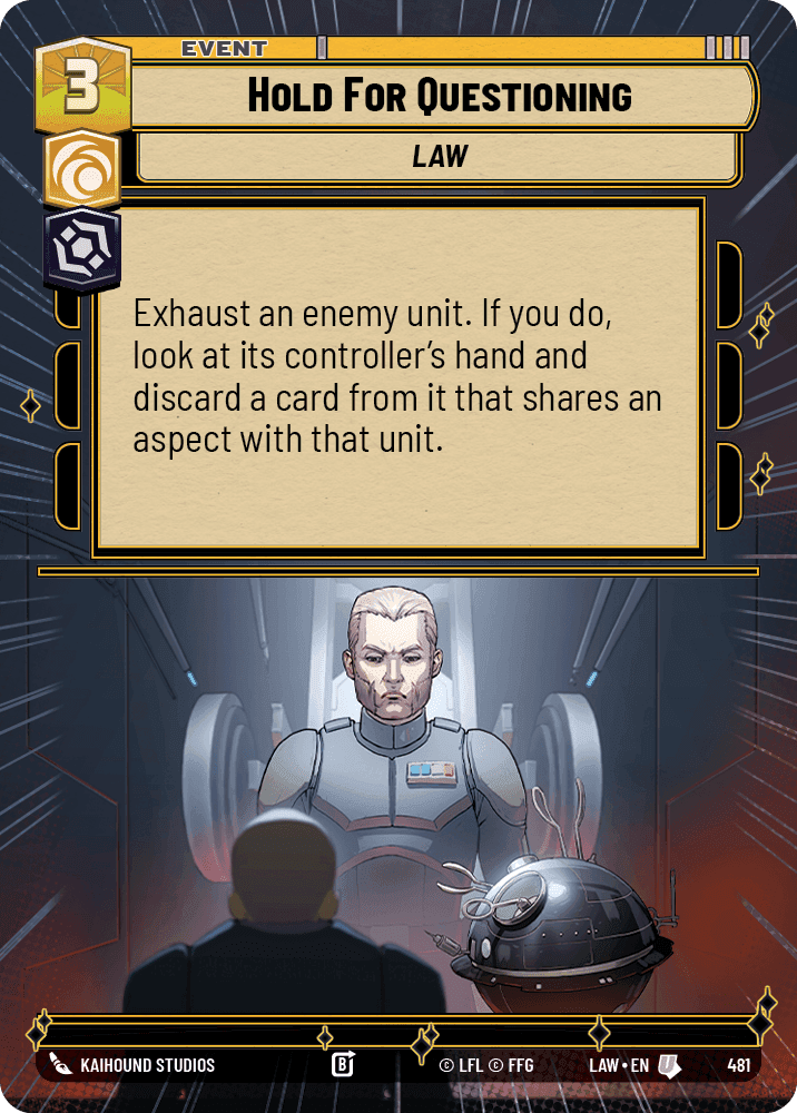 Hold For Questioning - Hyperspace