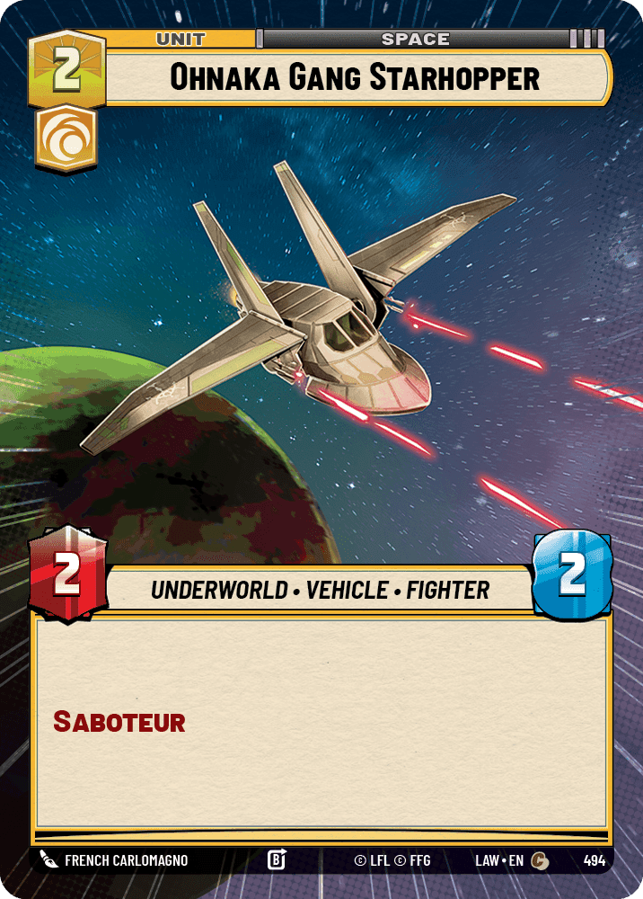 Ohnaka Gang Starhopper - Hyperspace