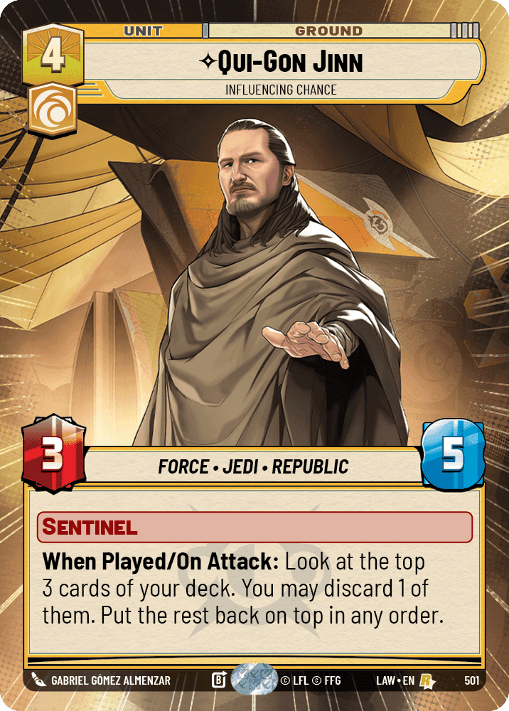 Qui-Gon Jinn, Influencing Chance - Hyperspace
