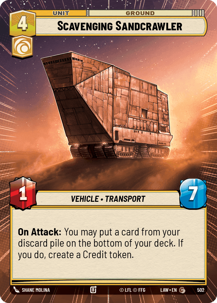 Scavenging Sandcrawler - Hyperspace