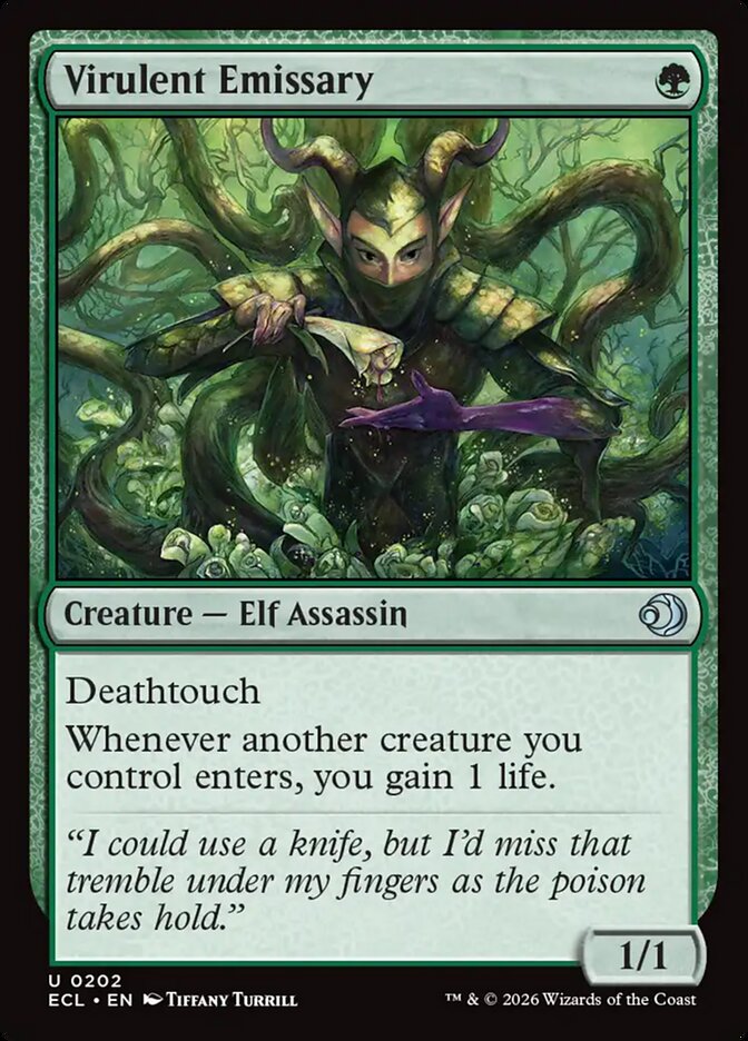 Virulent Emissary, Lorwyn Eclipsed Card Art