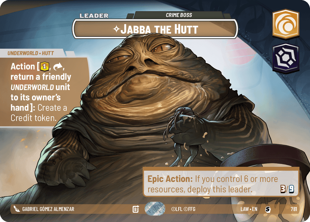 Jabba the Hutt, Crime Boss - Showcase