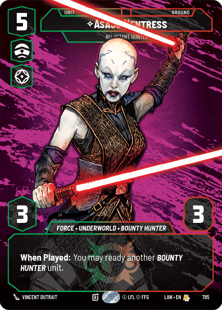 Asajj Ventress, Reluctant Hunter - Prestige