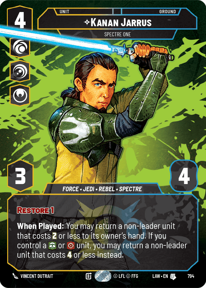 Kanan Jarrus, Spectre One - Prestige