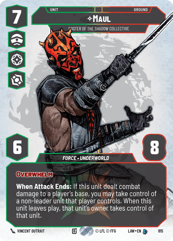 Maul, Master of the Shadow Collective - Prestige