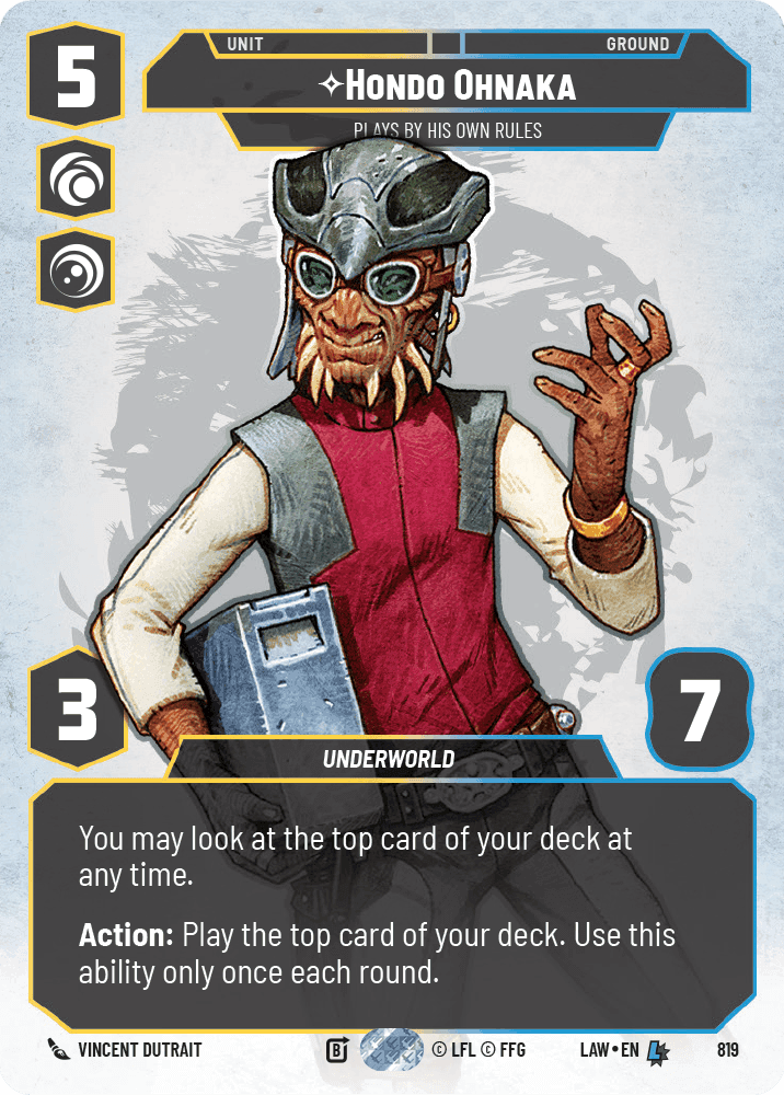Hondo Ohnaka, Plays By His Own Rules - Prestige