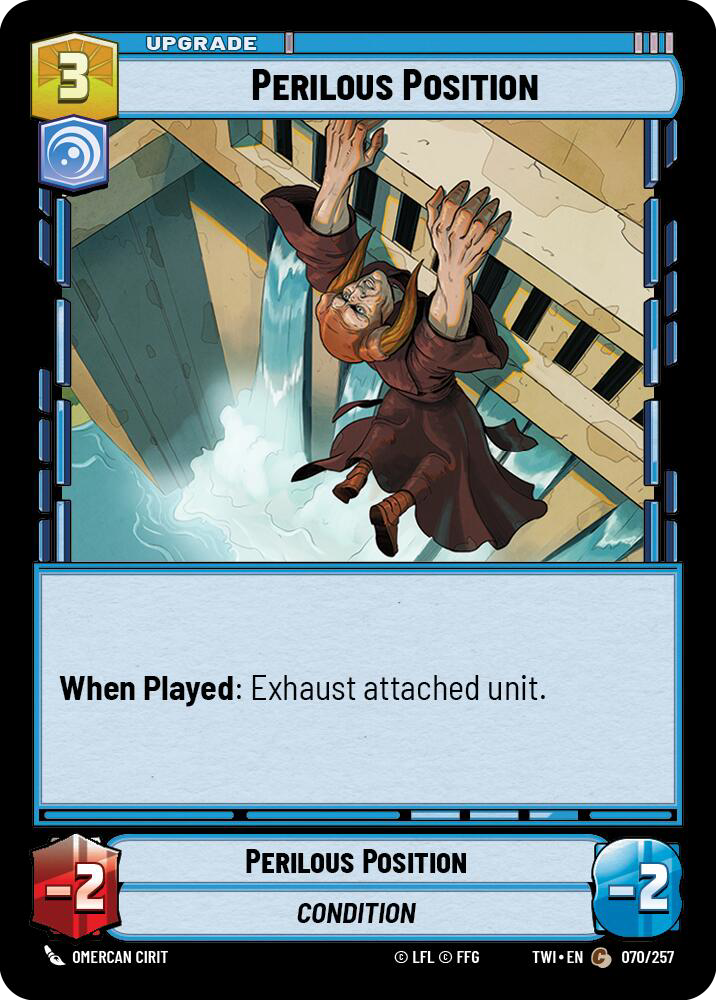 Perilous Position, Twilight of the Republic Card Art