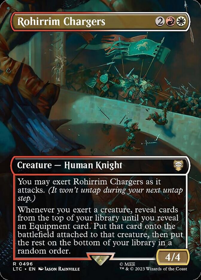 Rohirrim Chargers, Tales of middle-earth commander Card Art