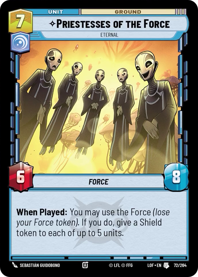 Priestesses of the Force, Eternal, Legends of the Force Card Art