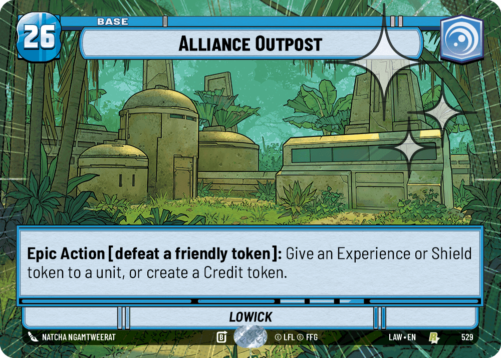 Alliance Outpost - Hyperspace Foil