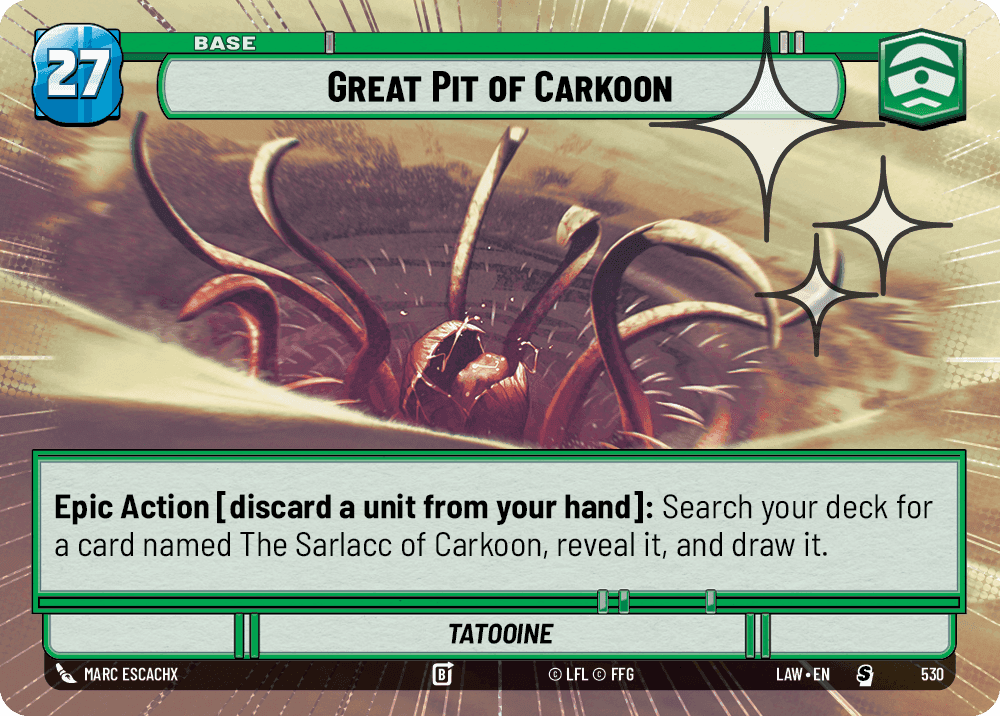 Great Pit of Carkoon - Hyperspace Foil
