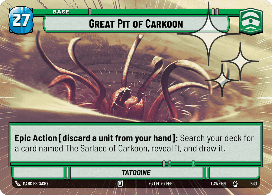 Great Pit of Carkoon - Hyperspace Foil