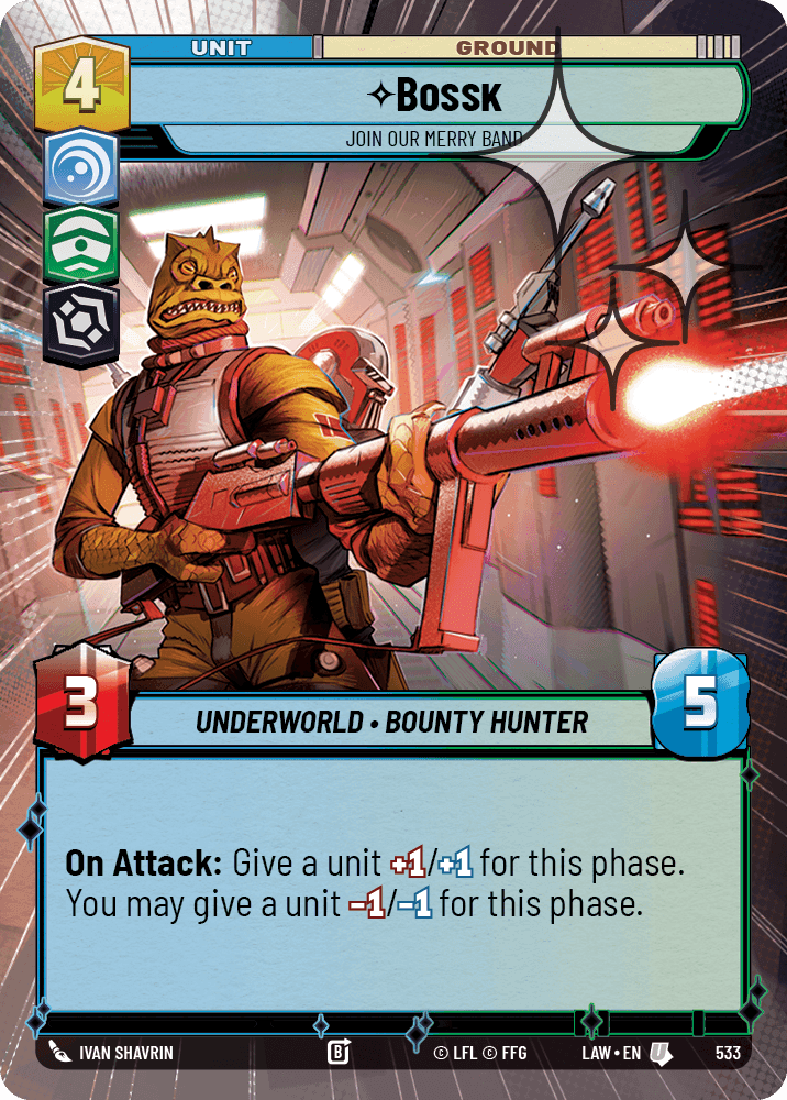 Bossk, Join Our Merry Band - Hyperspace Foil