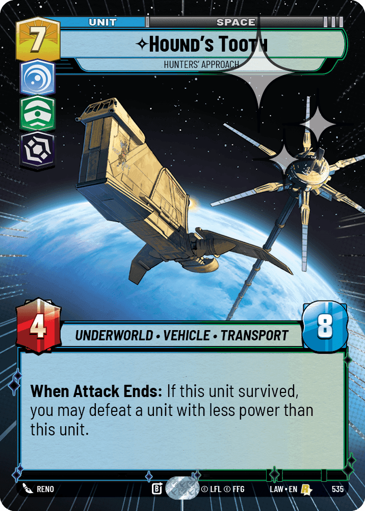 Hound's Tooth, Hunters' Approach - Hyperspace Foil