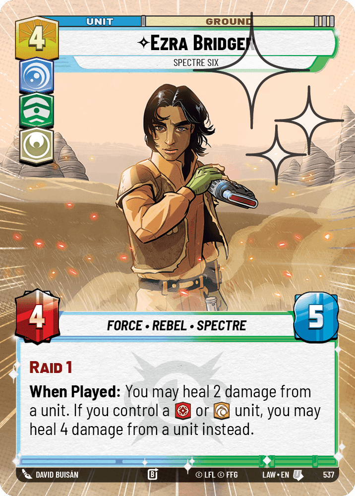 Ezra Bridger, Spectre Six - Hyperspace Foil