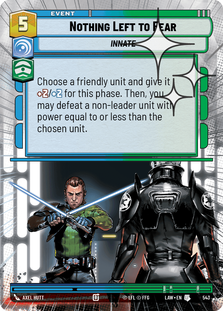 Nothing Left to Fear - Hyperspace Foil