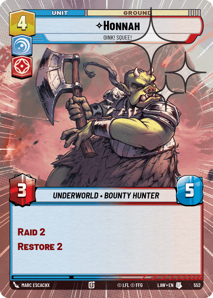 Honnah, OINK! SQUEE! - Hyperspace Foil