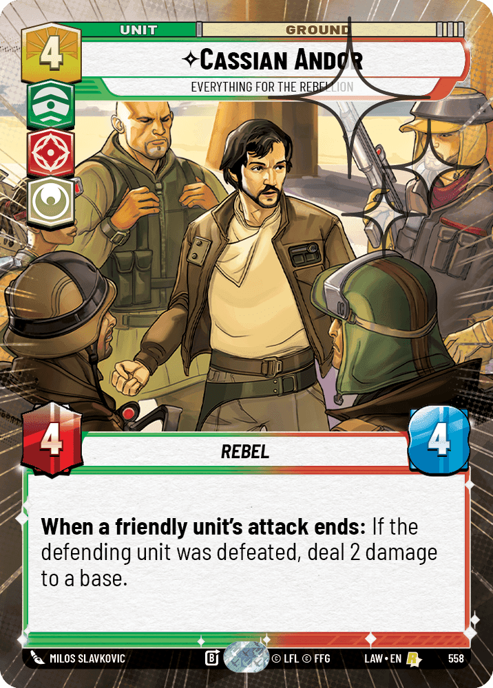Cassian Andor, Everything For the Rebellion - Hyperspace Foil