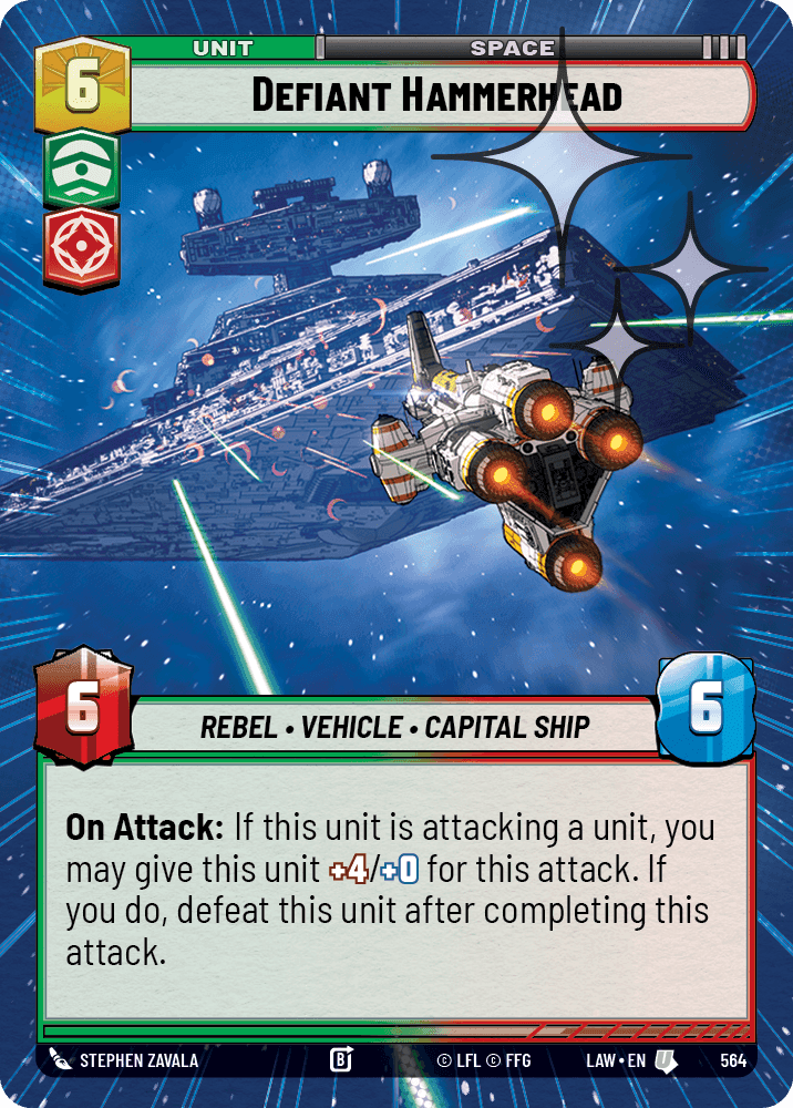 Defiant Hammerhead - Hyperspace Foil