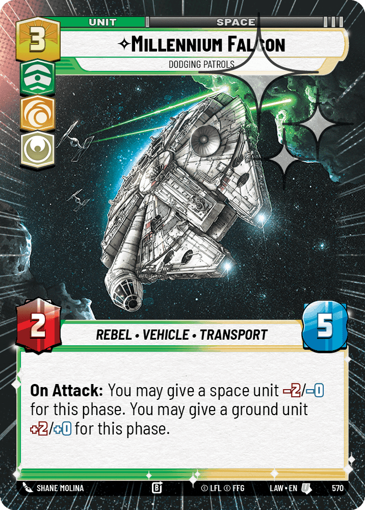 Millennium Falcon, Dodging Patrols - Hyperspace Foil