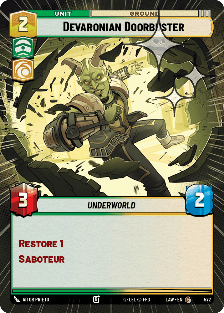 Devaronian Doorbuster - Hyperspace Foil