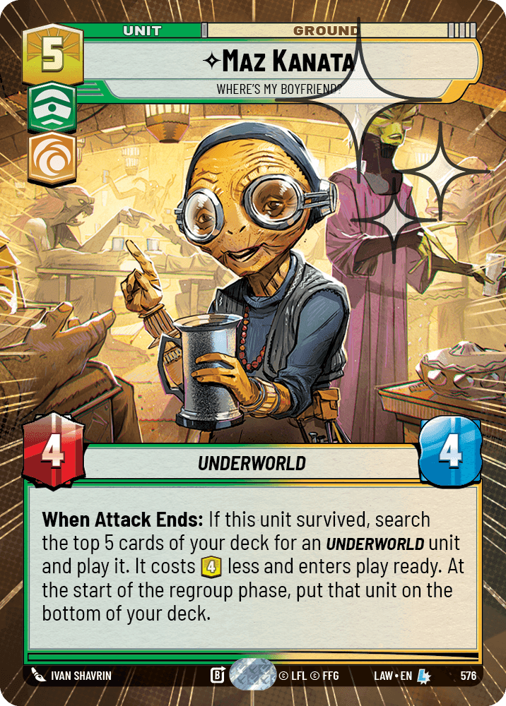 Maz Kanata, Where's My Boyfriend? - Hyperspace Foil