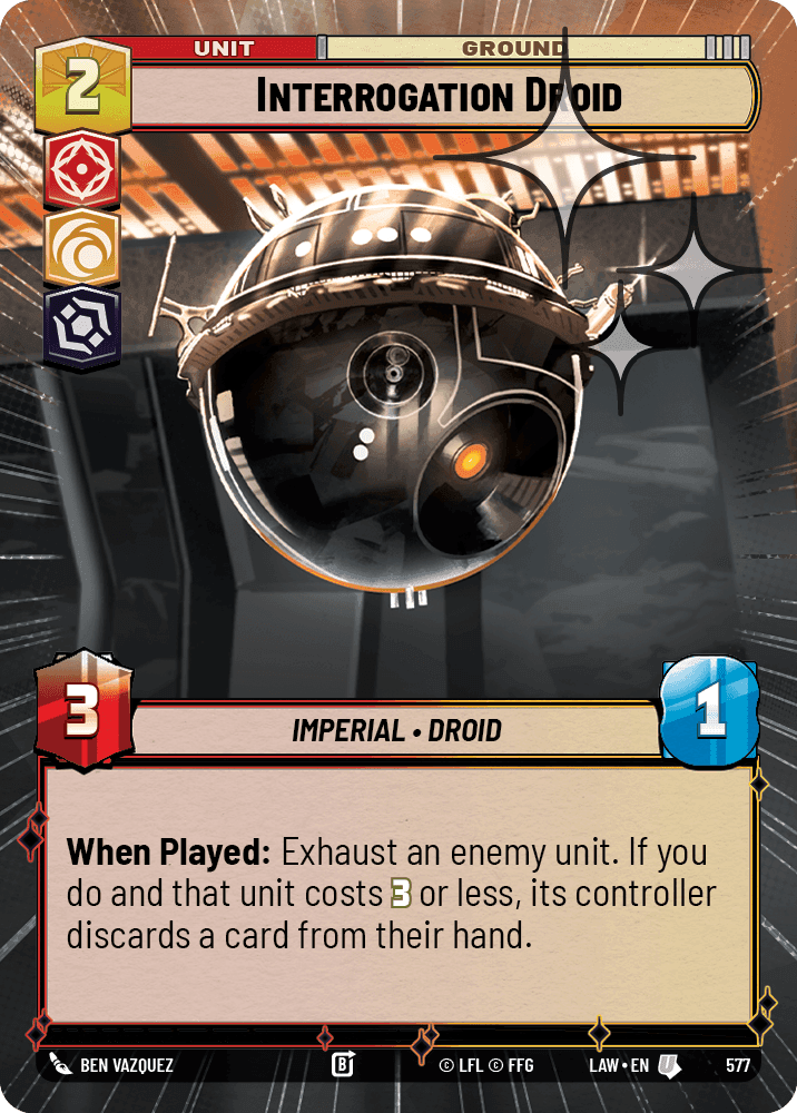 Interrogation Droid - Hyperspace Foil