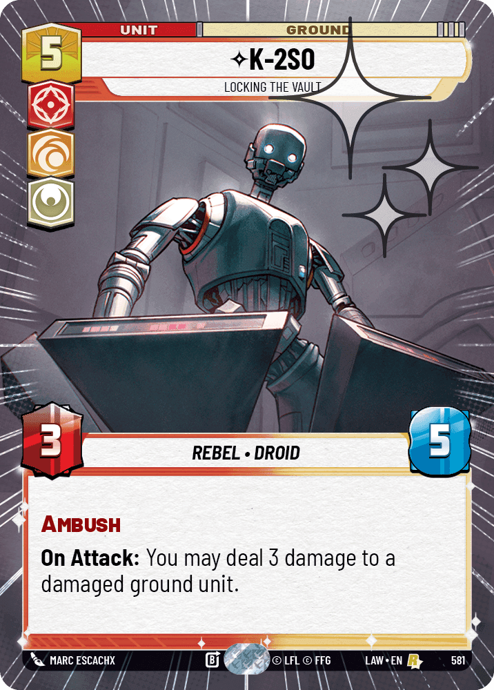 K-2SO, Locking the Vault - Hyperspace Foil