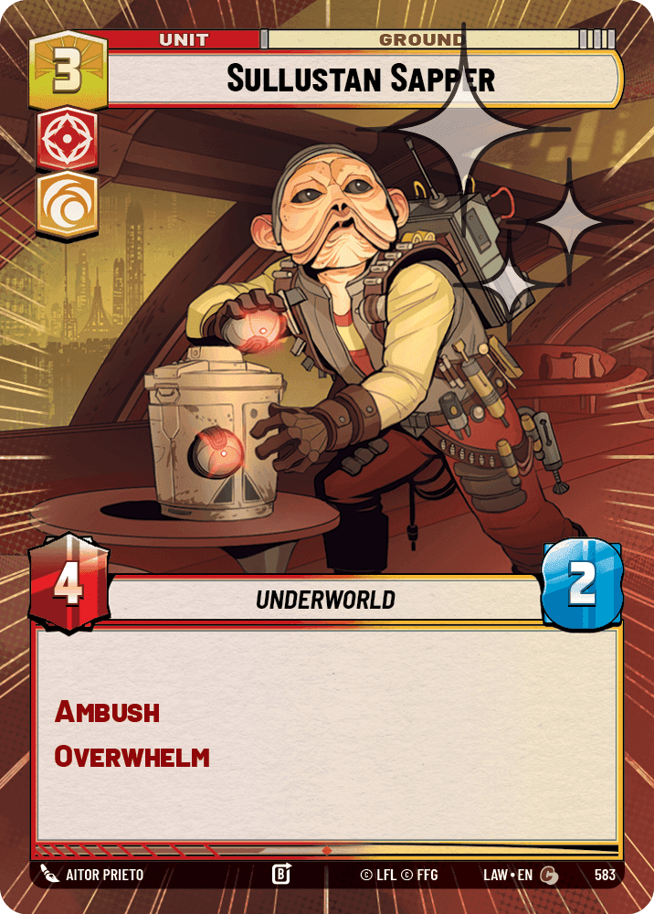 Sullustan Sapper - Hyperspace Foil