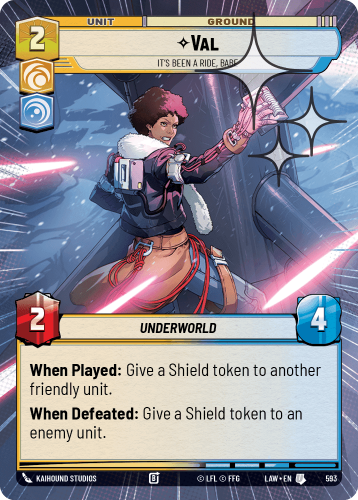 Val, It's Been a Ride, Babe - Hyperspace Foil