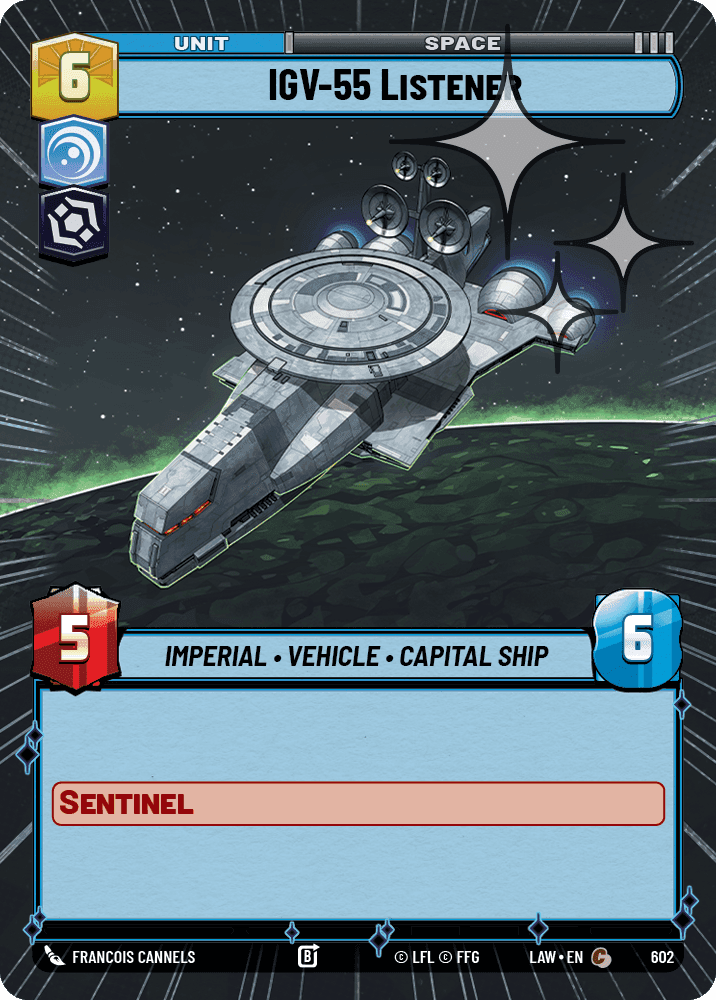 IGV-55 Listener - Hyperspace Foil