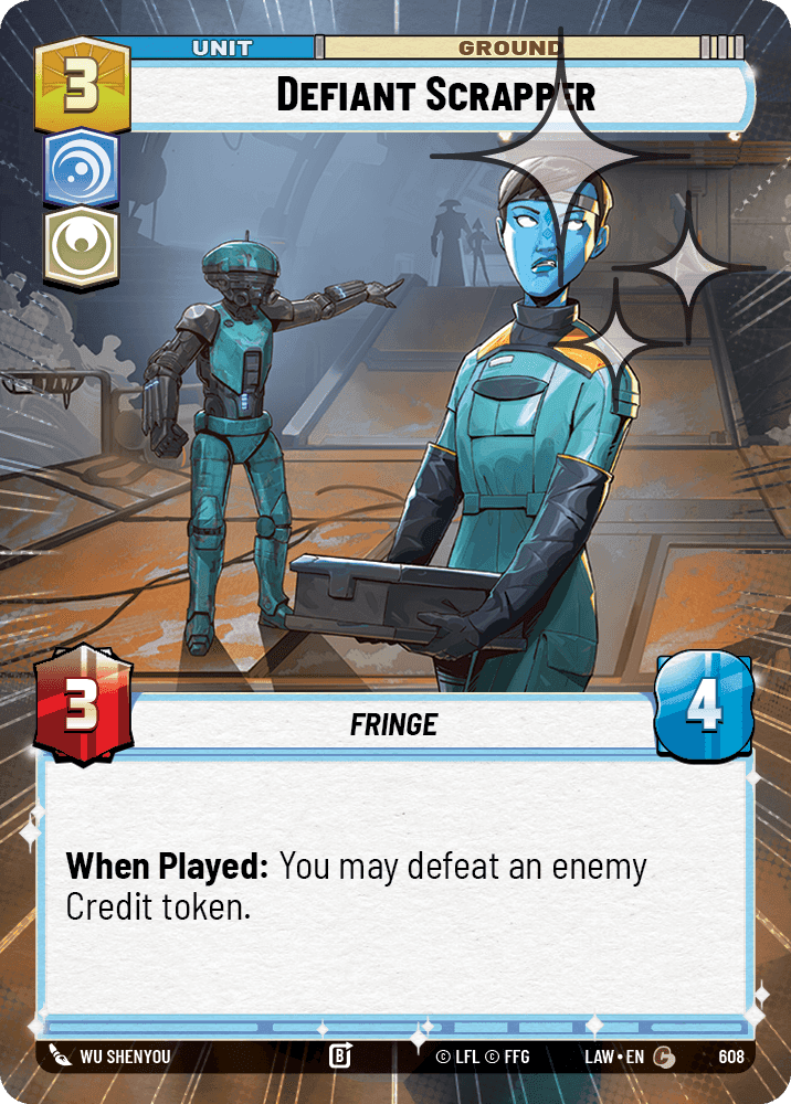 Defiant Scrapper - Hyperspace Foil