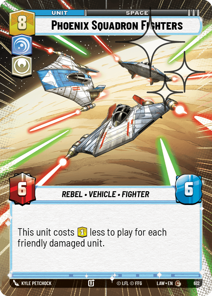 Phoenix Squadron Fighters - Hyperspace Foil