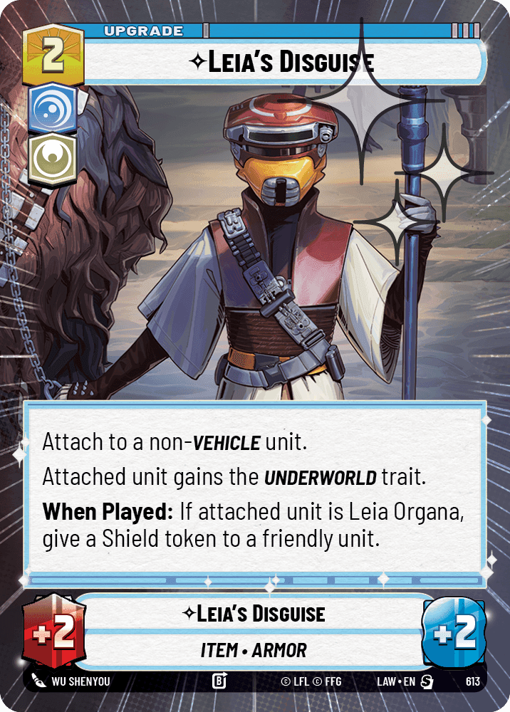 Leia's Disguise - Hyperspace Foil