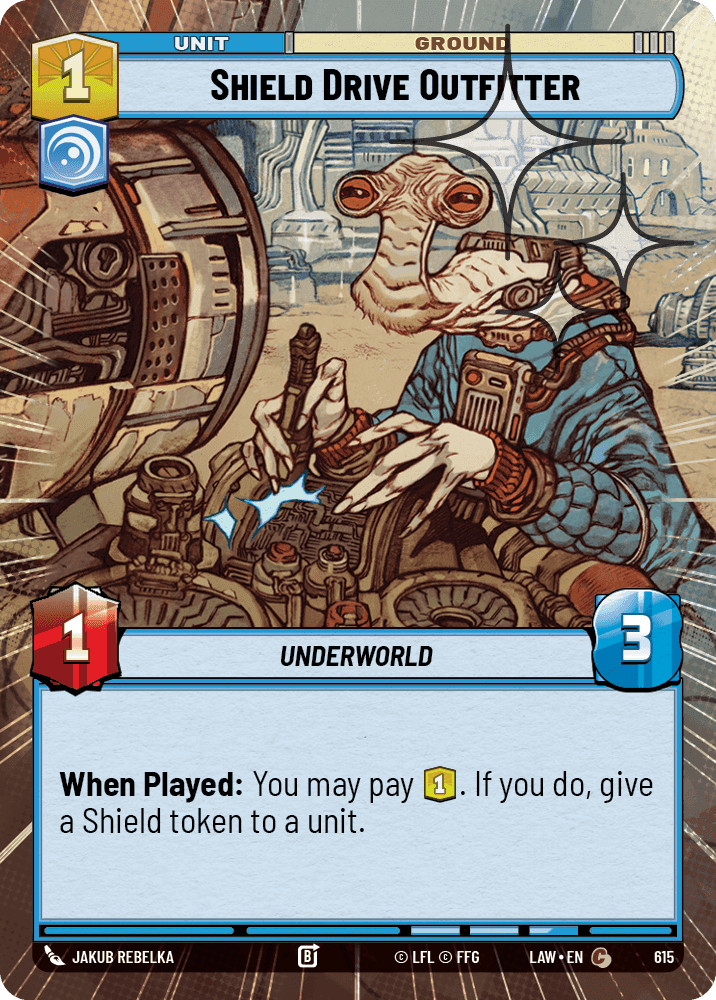 Shield Drive Outfitter - Hyperspace Foil