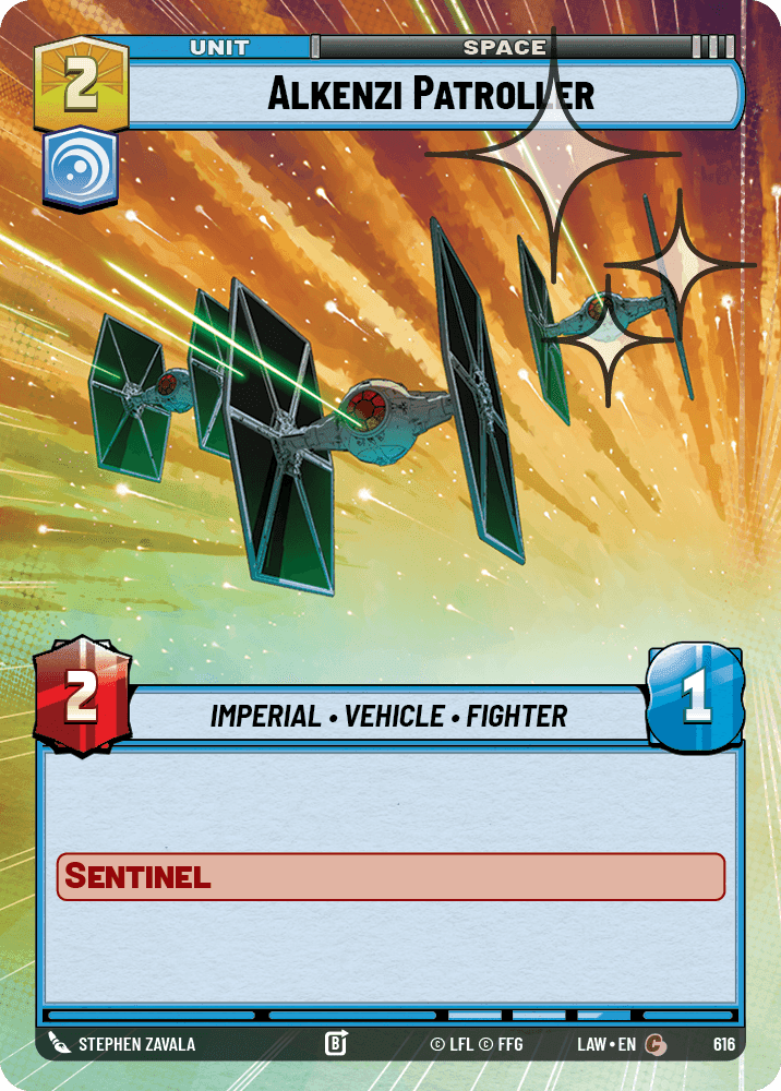 Alkenzi Patroller - Hyperspace Foil