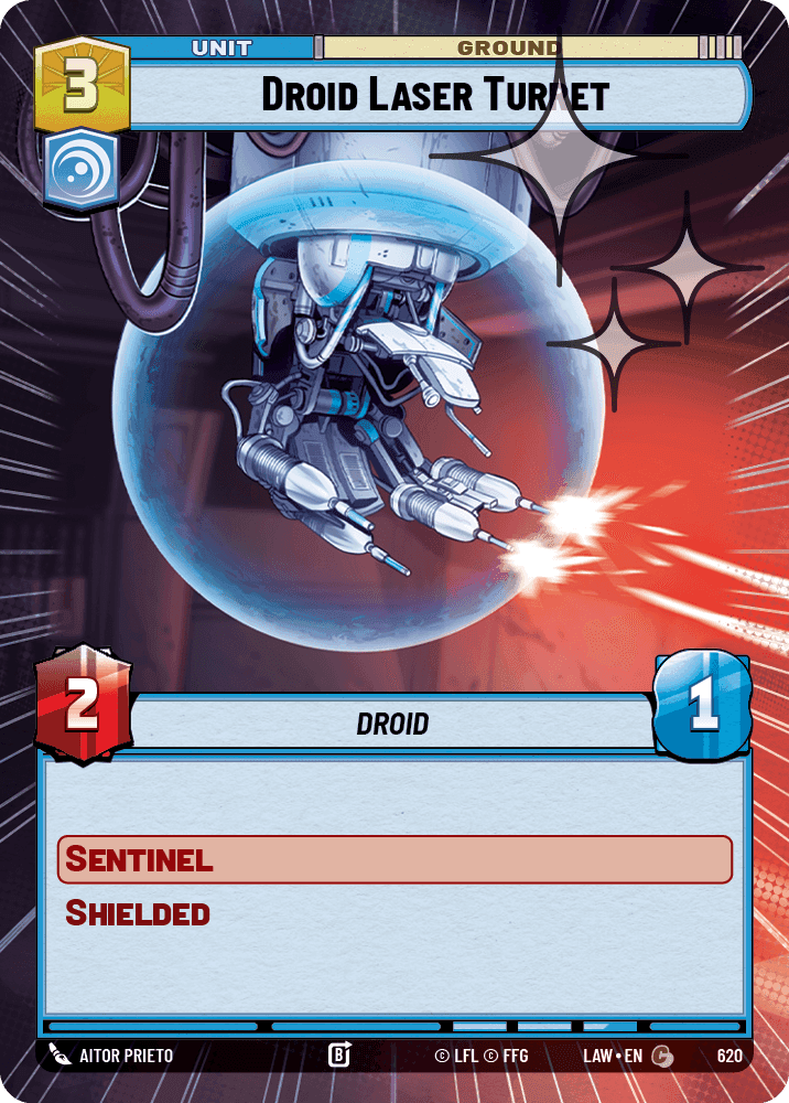 Droid Laser Turret - Hyperspace Foil