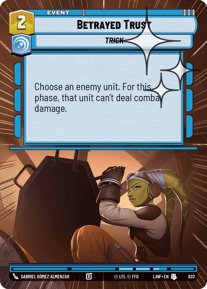 Betrayed Trust - Hyperspace Foil
