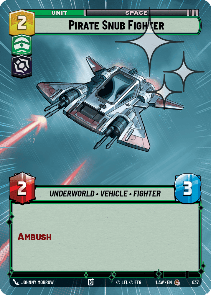Pirate Snub Fighter - Hyperspace Foil